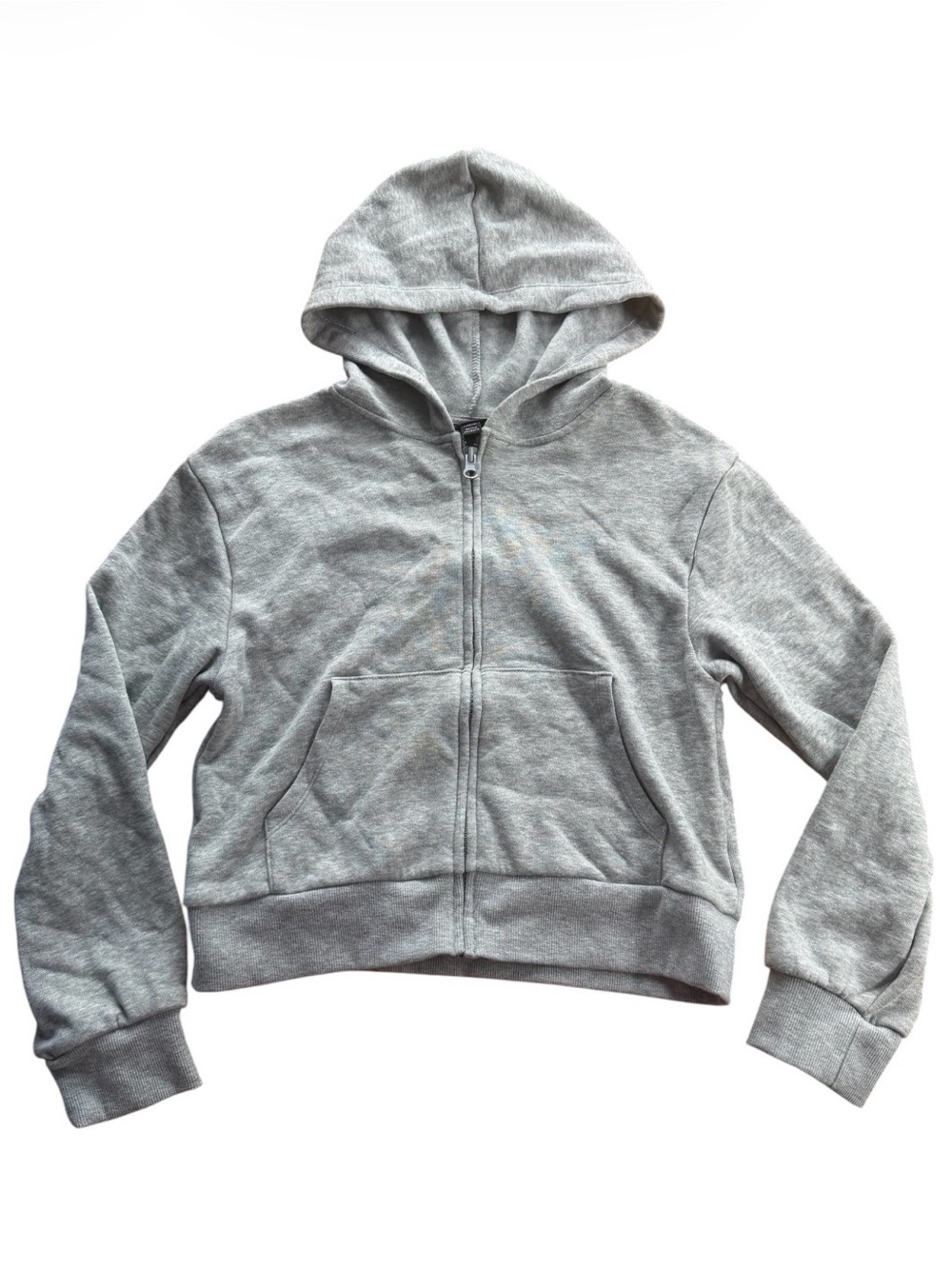 Art Class Girls Gray Full Zip Fleece Hoodie Sweatshirt NWT Size Large 10/12